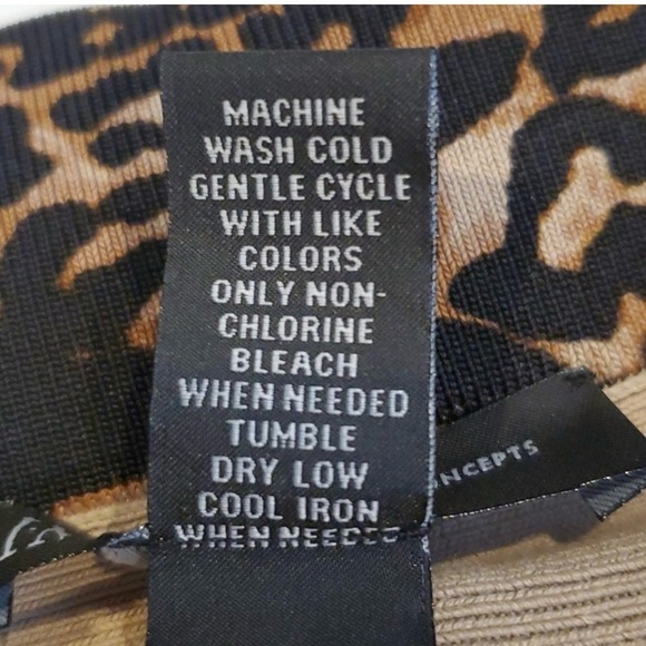 INC International Concepts animal print skirt - Picture 2 of 4